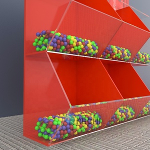 RECHI Hộp Đựng Thực Phẩm Bằng Acrylic Có Thể Tháo Rời 100% Hộp Đựng Đồ Tráng Miệng Kẹo Bánh Mì Thực Phẩm Số Lượng Lớn Bằng Acrylic Hộp Đựng Đồ Ăn Nhẹ - Product Image 3