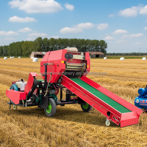 Mini-Silageballenpresse mit Dieselmotor, Mais-Silage-Ballenpresse und Wickelmaschine zum Verkauf - Product Image 5