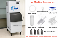 Machine à glaçons professionnelle, machine à glace commerciale, machine à fabriquer des glaçons