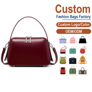 Bolsos de Diseñador de Cuero Genuino de Moda Vintage Icónica, Detalle de Cierre con Marco y Logotipo Personalizado, Bolso de Mano Antirrobo para Mujer, Pedidos al por Mayor Disponibles - Product Image 1