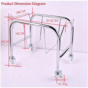 Chariot de supermarché grande capacité 340L en treillis métallique, robuste, avec roues silencieuses, pour entrepôt, magasin et usage commercial, kit complet - Product Image 2