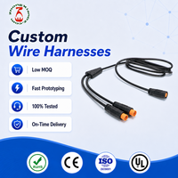 Câble d'extension pour vélo électrique Higo Julet M8 3 broches IP65 PVC 250V, longueur personnalisée, directement de l'usine | 100% testé pour la tenue des joints et la continuité |   Écran OEM