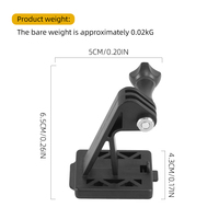 Adaptateur de fixation pour caméra en nylon et métal de haute qualité, support léger pour casque tactique