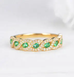 14K gold gram price finger ring designs 14k gold zircon jewelry diamond ring for girls