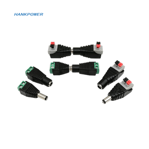 5.5x2.1mm DC erkek dişi konnektör vidasız DC güç adaptörü konnektörü fiş tel pres terminali LED güvenlik kamerası - Product Image 6