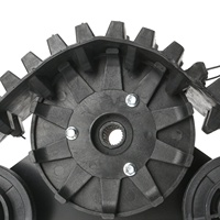 Gummiketten-Fahrwerk Schneemobil-Kettenbaugruppe Strandmotorrad-Gummiketten-Baugruppe