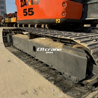 Excavatrice sur chenilles Hitachi ZX55USR-5A d'occasion de haute qualité, en bon état, avec moteur à couple élevé inclus