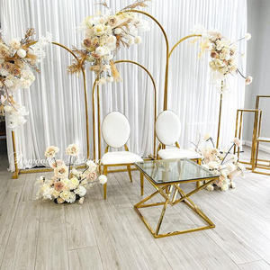 New Style Wedding <b>Arch</b> Gold Event Party Stage <b>Decoration</b> Backdrop Stainless Steel Wedding Metal <b>Arch</b> Frame Flower Backdrop Stand - Product Image 6