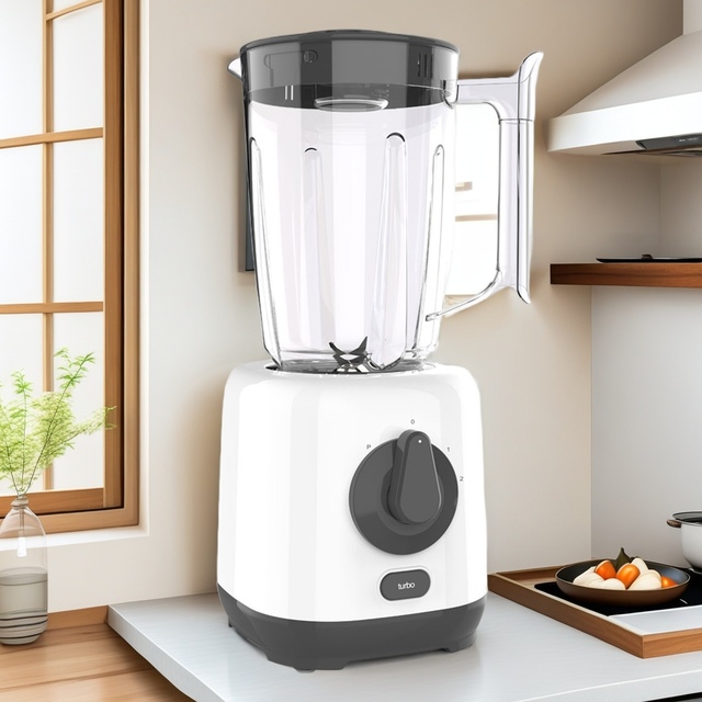 Professional Portable 1.8L Heavy Duty Blender & Juicer 2-in-1 Smoothies Maker for Commercial Use Large Quantity Food Preparation