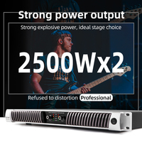 Nouvelle vente chaude 1U 2X3500W amplificateur numérique 2 canaux scène Performance système de son stéréo classe D amplificateur de puissance Audio