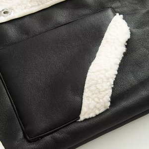 <span class=keywords><strong>Gilet</strong></span> matelassé <span class=keywords><strong>sans</strong></span> manches en peau de mouton pour <span class=keywords><strong>femme</strong></span>, modèle 2026 personnalisé, avec fermeture éclair sur le devant et bordure en fausse fourrure, veste d'extérieur chaude OEM et ODM - Product Image 4