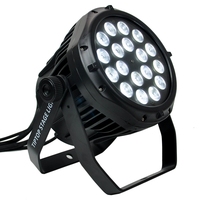 Projecteur LED professionnel 18 x 12W 15W 18W RGBWA UV en aluminium, étanche, sans fil DMX512, pour mariage, discothèque, bar, extérieur