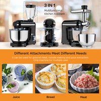 Robot culinaire multifonctionnel avec batteur, mixeur et moulin pour appareils de cuisine
