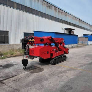 5 tấn Spider Crane Telescopic Boom mini Crawler cần cẩu di động mini Crawler Crane nhỏ gọn dễ dàng hoạt động - Product Image 4