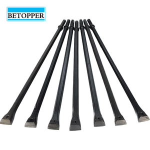 Haste de Perfuração <span class=keywords><strong>Integral</strong></span> Hex22*108mm com Cabeça de Cinzel, Fabricada em Aço, para Perfuração de Rocha em Máquinas de Mineração - Product Image 4