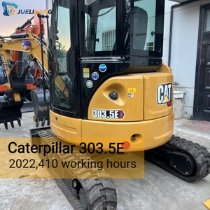 Mini-excavatrice CAT305.5E2 d'occasion, 2022, peinture d'origine, 410 heures, état impeccable, spécialisée pour la construction et autres projets - Product Image 1
