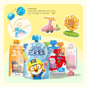 Bolsas con Boquilla Antiderrames y Diseño Innovador de Tapa con Juguete, <span class=keywords><strong>para</strong></span> Alimentos <span class=keywords><strong>para</strong></span> Bebés, Smoothies y Leche Saborizada - Product Image 4