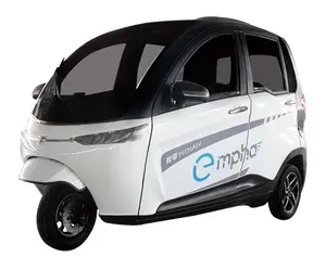 2023 New Electric Motor Engine Passenger Trike Tricycle Three Wheel Car With Enclosed Cabin