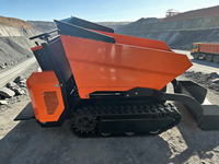 Nouveau transporteur à chenilles robuste LDC-C08, mini-chariot à chenilles en caoutchouc OEM pour la construction, l'agriculture et l'ingénierie