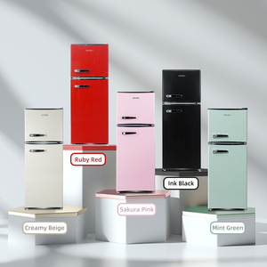 MDFR120-RE ventage phong cách barfridge nhà văn phòng sử dụng dọc 2 cửa side-mở Mini Retro tủ lạnh - Product Image 2