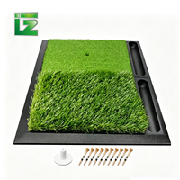Tapis d'entraînement de golf portable double, léger et universel pour le mini-golf et le chipping, pour l'intérieur et l'extérieur