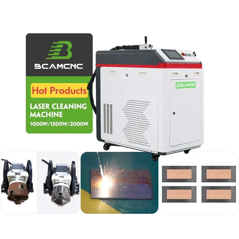 Mesin pembersih laser 3 on 1, 2000 untuk penghilang karat mesin pembersih laser karat