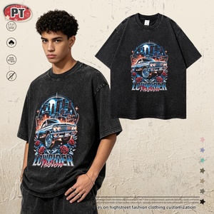 Wholesale Manufacturer Digital Print Tshirt Heavy Weight Cotton Homme Tee Custom Graphic Oversized DTG Print T-shirt for <b>Men</b> - Product Image 3