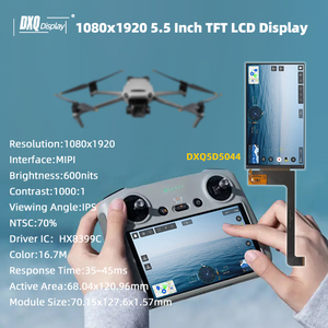 หน้าจอแสดงผล TFT LCD ความละเอียดสูง 1080x1920 600nits ขนาด 5.5 นิ้ว โมดูลจอภาพ 5 นิ้ว จอภาพพกพาขนาด 5.5 นิ้ว - Product Image 3