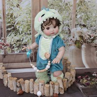 Yeezwood nouveau 45cm Reborn bébé poupées corps entier Silicone jouet réaliste nouveau-né bébé souple Silicone Reborn bébé poupée pour les filles