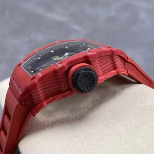 2026 Designer Red Carbon Fiber RM35-02 Men's <b>Automatic</b> Mechanical <b>Watch</b>, High-Quality Sapphire Crystal Hollow <b>Skeleton</b> <b>Watch</b> - Product Image 6