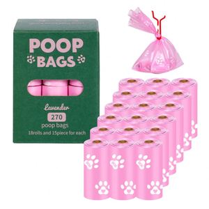 Sacs à déjections canines écologiques en plastique entièrement biodégradables, contrôle des odeurs modéré, vente directe d'usine - Product Image 4