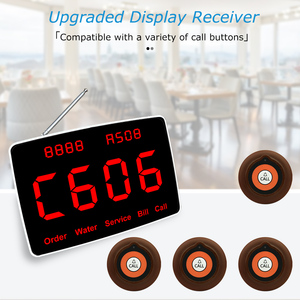 40 Bảng hoặc phòng gọi nút 1 hiển thị Receiver không dây Nhà hàng phòng khám hệ thống cuộc gọi khách hàng bồi bàn Hệ thống gọi điện thoại - Product Image 5