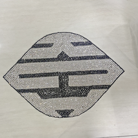 Nouvelle Applique en Strass Faite à la Main pour Veste en Jean Homme