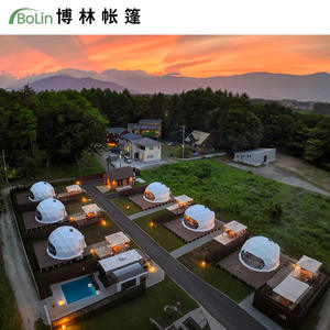 Tienda de campaña esférica para hotel al aire libre, habitación panorámica con vistas a las estrellas, tienda de campaña tipo bed & breakfast, tienda de campaña glamping con vistas a las estrellas - Product Image 2