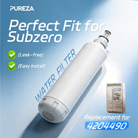Filtre à eau manuel pour réfrigérateur PUREZA Z034-US certifié NSF42, compatible avec les modèles Subzero 7012333 et Sub-Zero 4204490