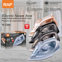 Fer à vapeur électrique domestique RAF R.1385 avec semelle en céramique et fonction vapeur verticale pour l'entretien des vêtements à domicile