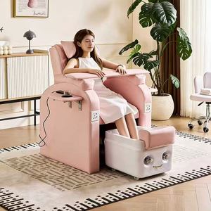 Sillón de Salón de Uñas Eléctrico Multifuncional con Masaje, Sofá para Masaje de Pies, Terapia de Pies, Baño de Pies, Silla de Belleza para Pestañas - Product Image 6