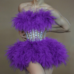 Conjunto de falda tutú con encaje en capas y adornos de diamantes de imitación con lazo en la cintura, a la moda - Product Image 2