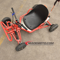 Voiturette tout-terrain miniature à deux places rouge avec FXGK 001 50cc, buggy des dunes 63CC, kart à moteur 2 temps