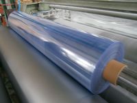 Rouleau de film PVC souple transparent, film plastique transparent résistant à l'humidité pour l'emballage