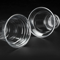 Gobelet en plastique transparent personnalisé avec impression, 12, 14, 16, 18, 20, 24 oz, jetable, autocollant DIY, pour boissons froides, café, jus de fruits, bubble tea