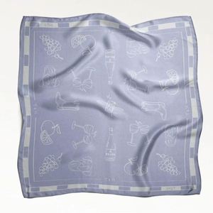 ผ้าพันคอซาตินแบบกำหนดเองได้ พิมพ์โลโก้ ข้อความ ผ้าพันคอสี่เหลี่ยม ผ้าพันคอปักลายดอกไม้ ของชำร่วยงานปาร์ตี้สละโสด อุปกรณ์เสริมสำหรับกลุ่ม - Product Image 1