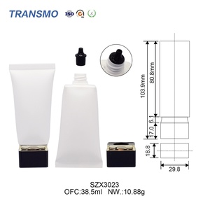 Tube souple écologique personnalisé de 30g pour crème pour les mains, contenant cosmétique souple, tube en plastique pour emballage de crème solaire, tube à presser - Product Image 2