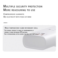 Bloc d'extension personnalisé 3 prises US 3 ports de charge USB multiprise prise d'extension multi-puissance prise à 3 broches