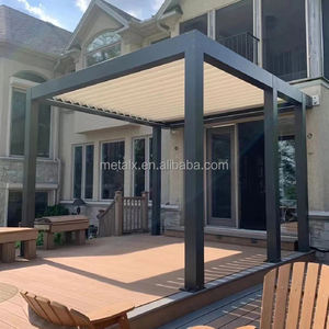 Ensemble d'arches extérieures en aluminium <span class=keywords><strong>pas</strong></span> <span class=keywords><strong>cher</strong></span> 3X3 Alluminio Bioclimatico <span class=keywords><strong>4X3</strong></span> <span class=keywords><strong>Pergola</strong></span> motorisée - Product Image 5