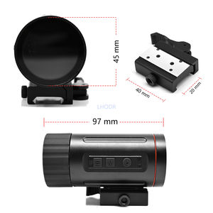 กล้องถ่ายภาพความร้อน 9.7/30 มม. 320*240 อินฟราเรด กล้องมองกลางคืนแบบตาเดียวสำหรับล่าสัตว์ พร้อมหน้าจอและเส้นเล็ง - Product Image 6