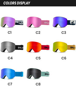 <span class=keywords><strong>Gafas</strong></span> de Esquí Personalizables con Protección UV400, Lentes Intercambiables Antivaho, Aptas para Esquí al Aire Libre para Adultos - Product Image 4