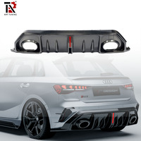 Lèvre de pare-chocs arrière en fibre de carbone pour Audi RS3 8.5Y Berline 2025 2026 – Accessoires de modification extérieure automobile