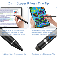 2024 marque nouvelle arrivée Original large gamme d'appareils compatibles en alliage d'aluminium stylet universel pour tablette à écran tactile