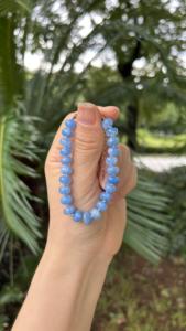 Delicaat handgemaakt gekleurd edelsteen kralen armbandje voor dames, verguld, <span class=keywords><strong>water</strong></span>- en verkleuringsbestendig, wintersieraden - Product Image 6